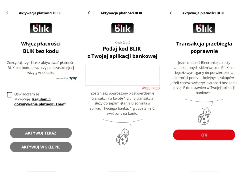 BLIK w Biedronce - jak zapłacić kodem i bez kodu?