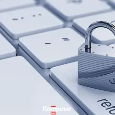 Kłódka na klawiaturze symbolizuje bezpieczeństwo danych. Potrzebujesz unlockera, by uzyskać dostęp?
