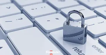 Kłódka na klawiaturze symbolizuje bezpieczeństwo danych. Potrzebujesz unlockera, by uzyskać dostęp?